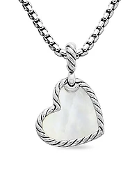DY Elements Heart Amulet in Sterling Silver