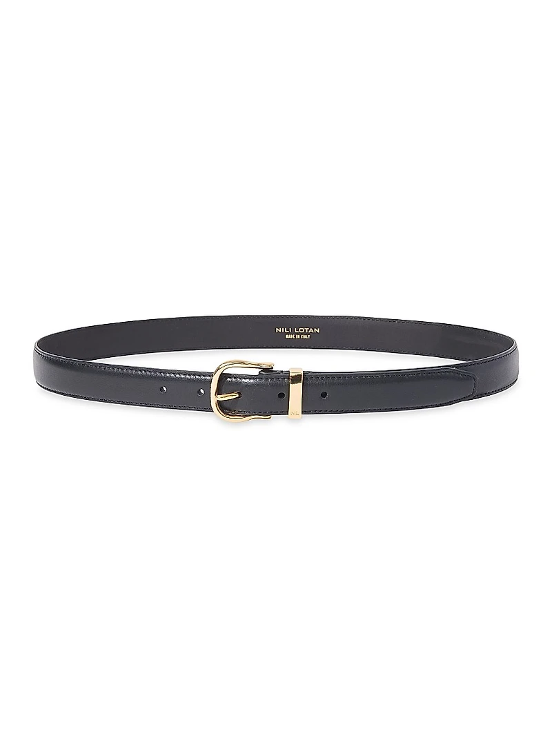 Louise Slim Leather Belt