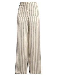 Pastis Striped Wide-Leg Pants