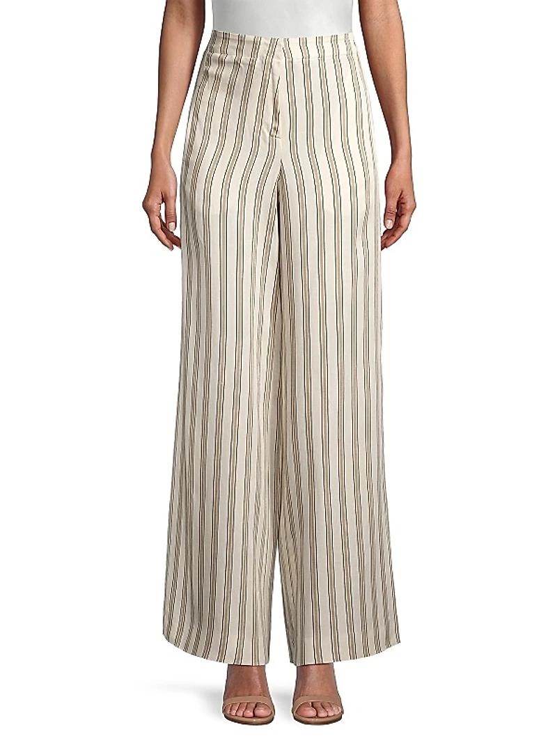 Pastis Striped Wide-Leg Pants