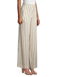 Pastis Striped Wide-Leg Pants
