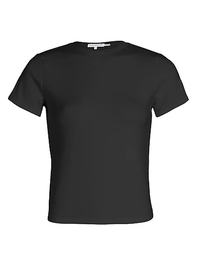 Stretch-Cotton Baby Tee