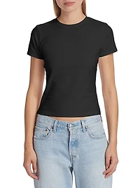 Stretch-Cotton Baby Tee
