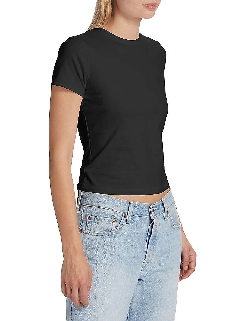 Stretch-Cotton Baby Tee