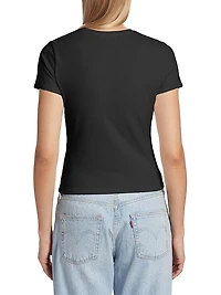 Stretch-Cotton Baby Tee
