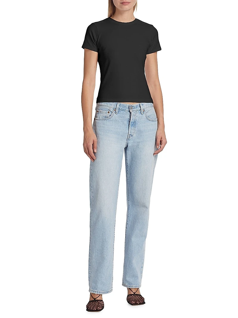 Stretch-Cotton Baby Tee