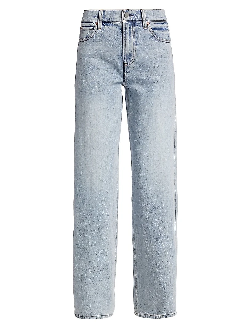 Trish Mid-Rise Stretch Baggy Jeans