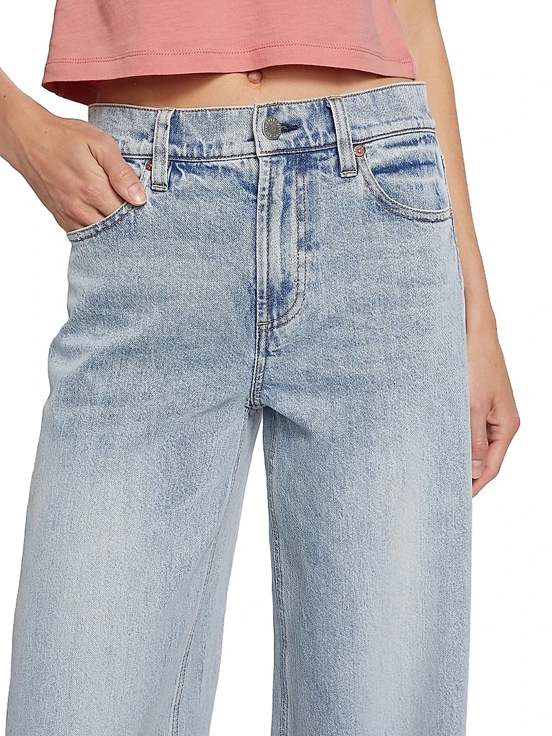 Trish Mid-Rise Stretch Baggy Jeans