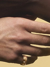 Possession 18K Rose Gold & 0.08 TCW Diamond Wide Band