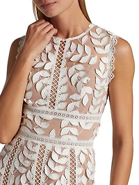 Bridal Saba Guipure Lace Midi-Dress