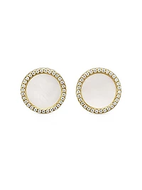 DY Elements Stud Earrings in 18K Yellow Gold