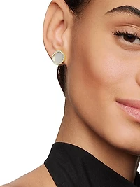 DY Elements Stud Earrings in 18K Yellow Gold