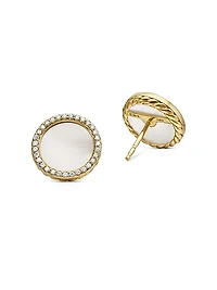 DY Elements Stud Earrings in 18K Yellow Gold