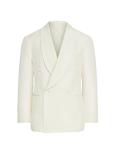 Kent Silk Double-Breasted Blazer
