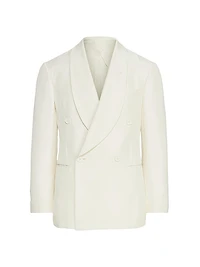 Kent Silk Double-Breasted Blazer