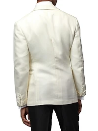 Kent Silk Double-Breasted Blazer