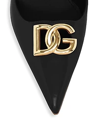 65MM Logo Leather Pumps