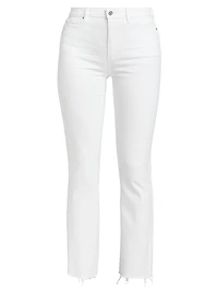 Claudine Flared Ankle-Crop Jeans