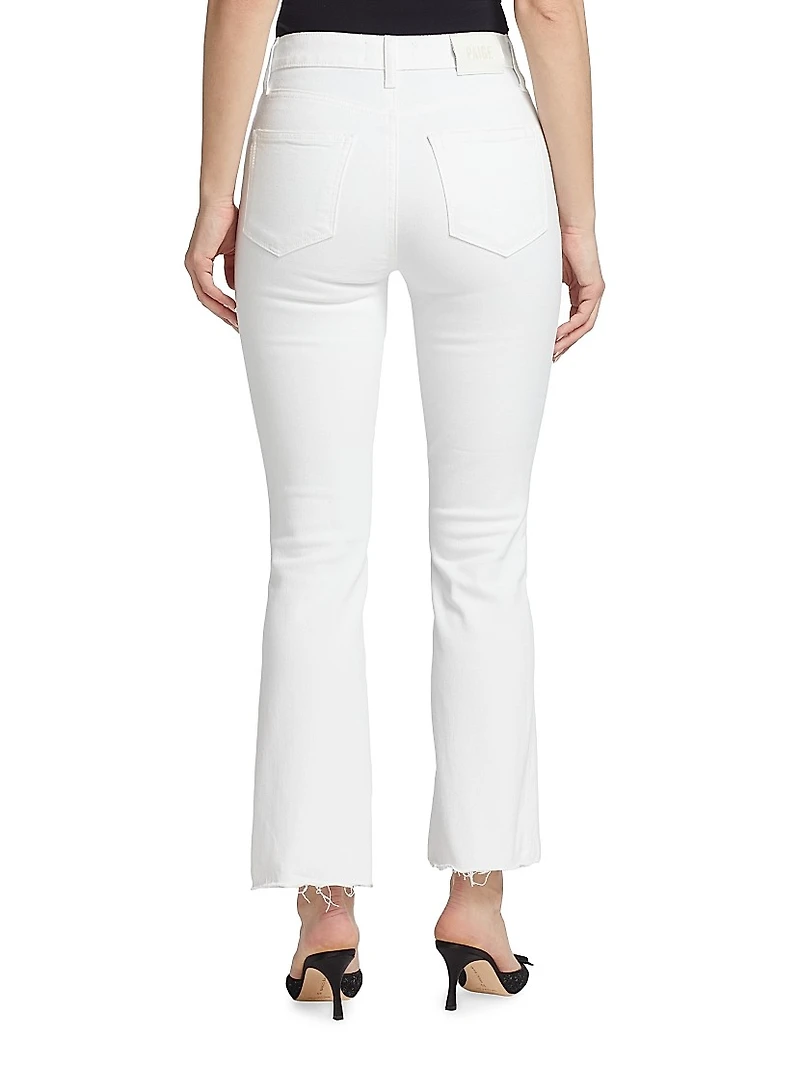 Claudine Flared Ankle-Crop Jeans