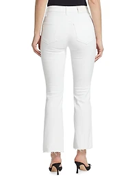 Claudine Flared Ankle-Crop Jeans