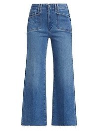 Anessa Raw Wide-Leg Jeans