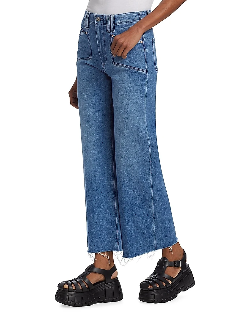 Anessa Raw Wide-Leg Jeans