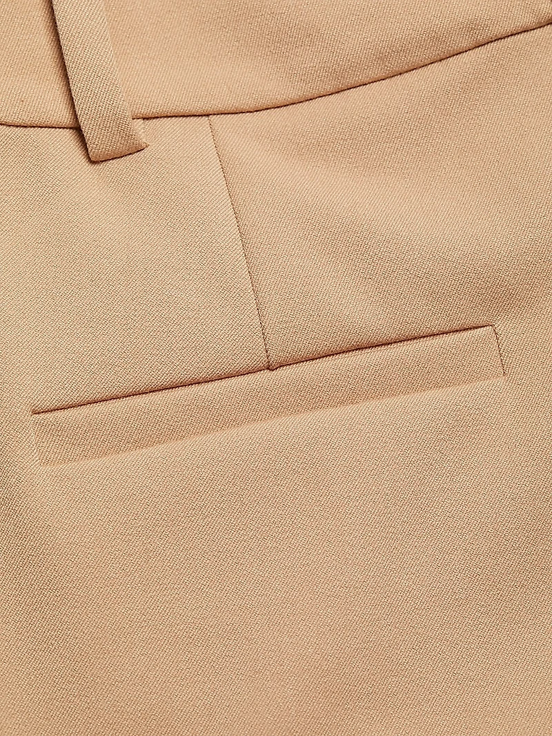 Pleated Wide-Leg Pants