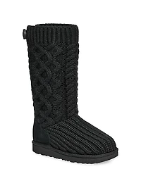 Baby's, Little Girl's & Braided Knit Tall Boots