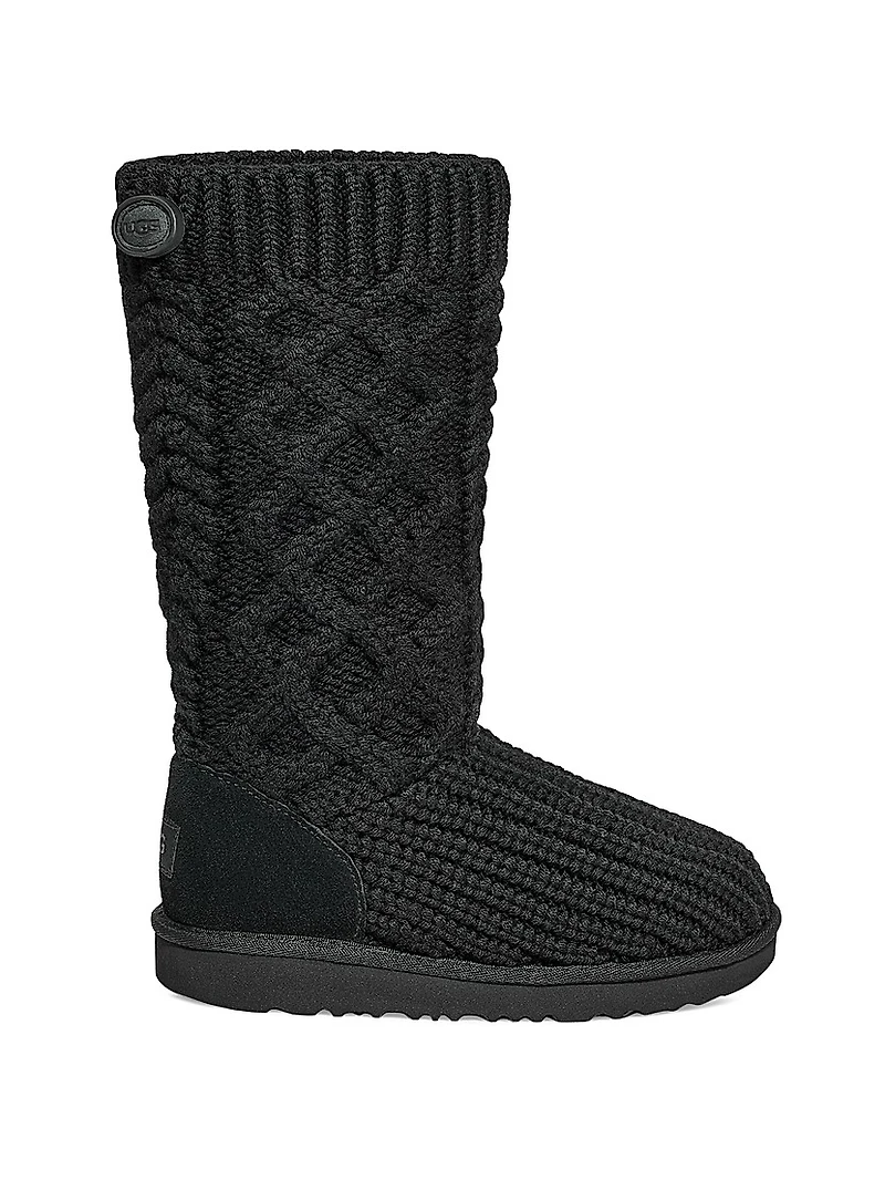 Baby's, Little Girl's & Braided Knit Tall Boots