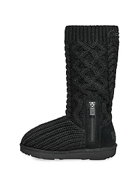 Baby's, Little Girl's & Braided Knit Tall Boots