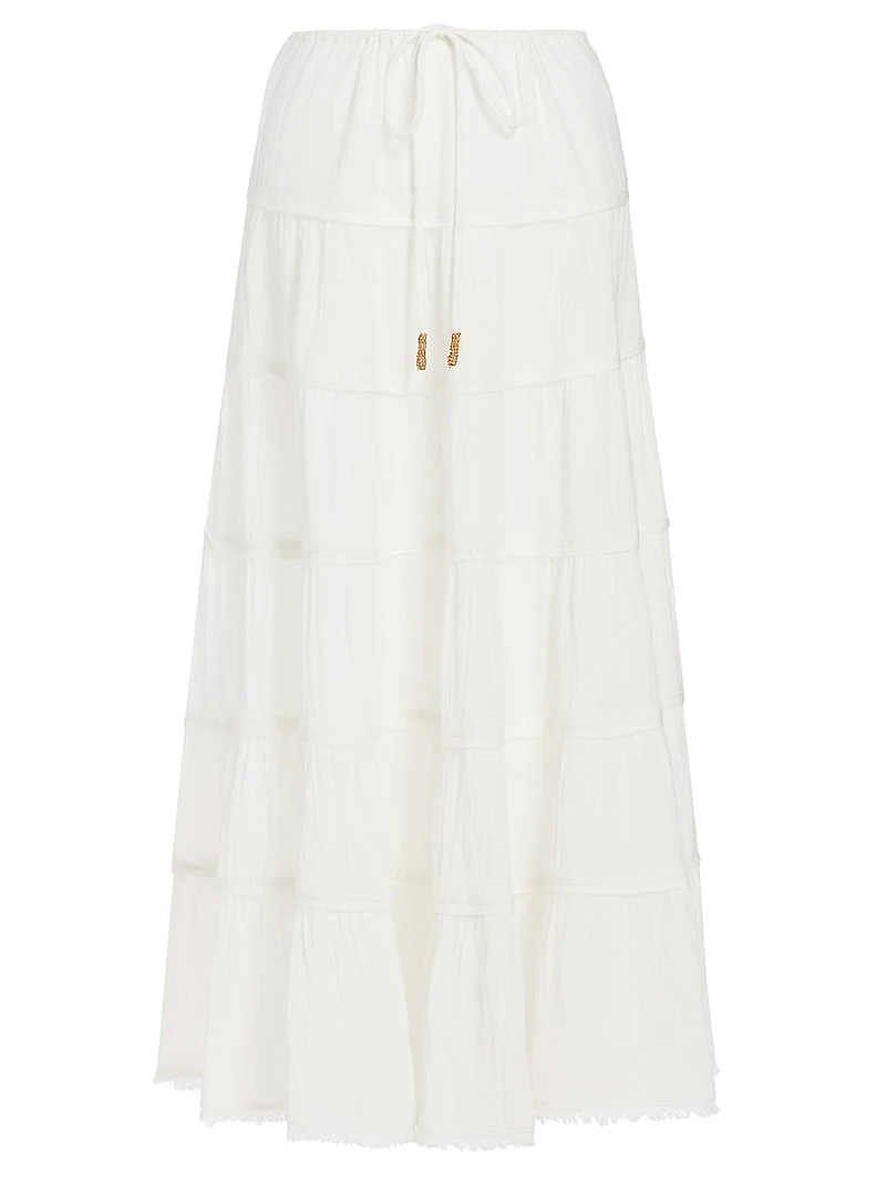 Simply Smitten Cotton Maxi Skirt