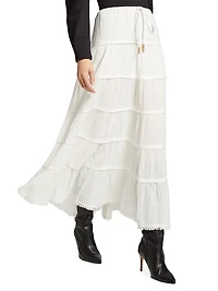 Simply Smitten Cotton Maxi Skirt