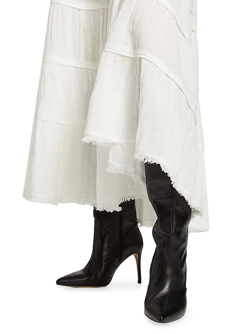 Simply Smitten Cotton Maxi Skirt