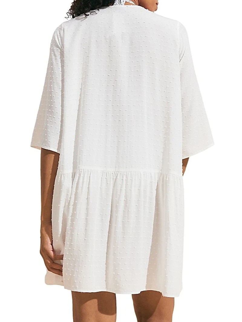 Plumetis Cover-Up Dress