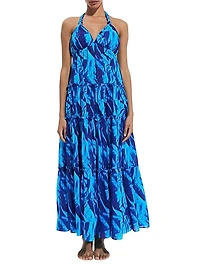Les Draps Halter Cover-Up Dress