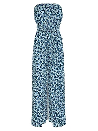 Turtles Leopard Cover-Up Jumpsuit