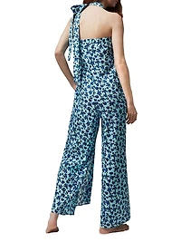 Turtles Leopard Cover-Up Jumpsuit