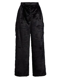 Luli Velvet Cargo Pants