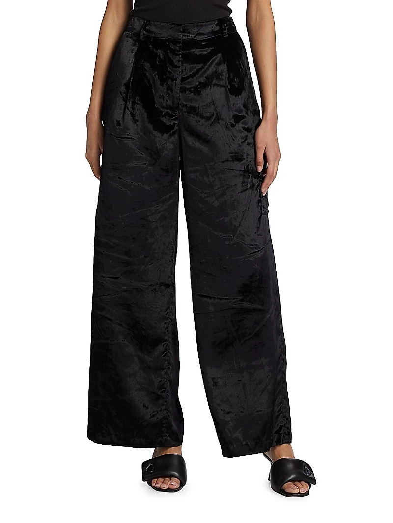 Luli Velvet Cargo Pants