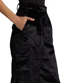 Luli Velvet Cargo Pants