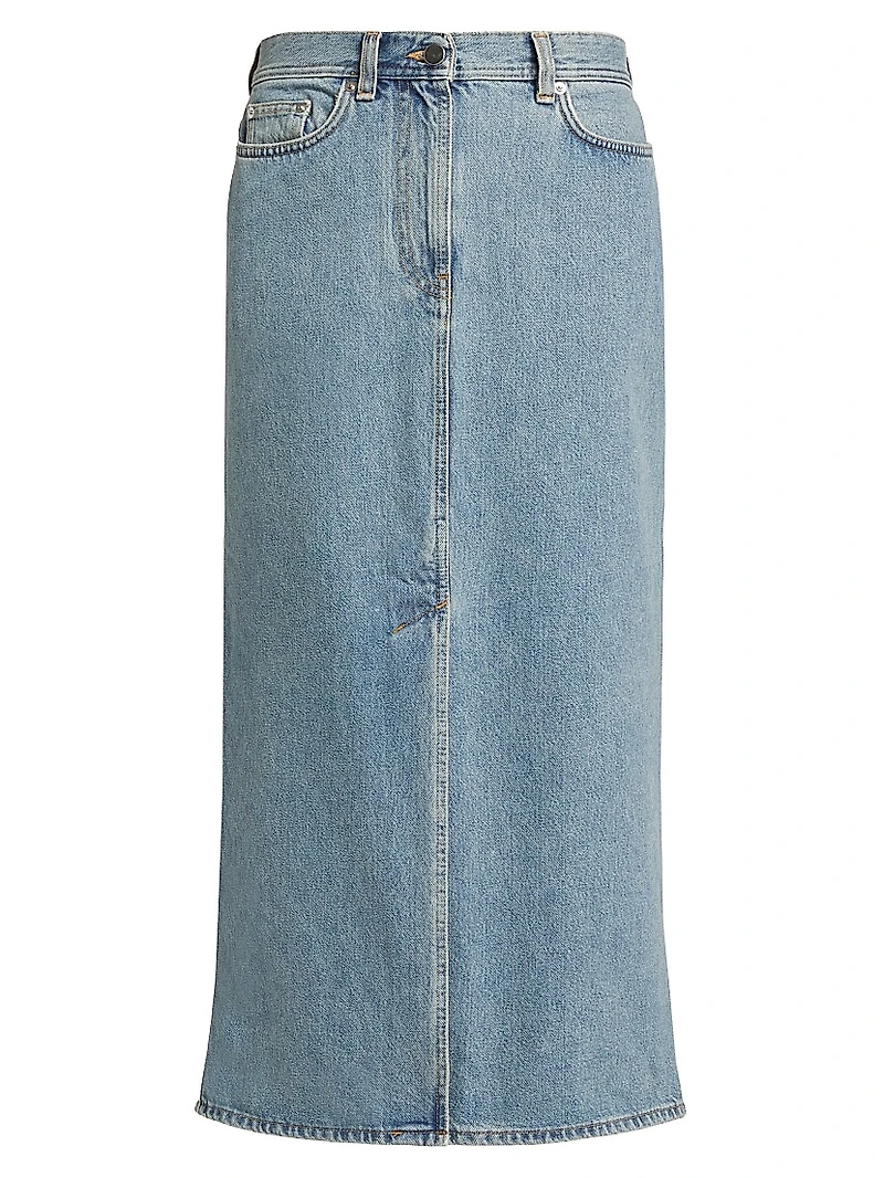 Rona Denim Midi-Skirt