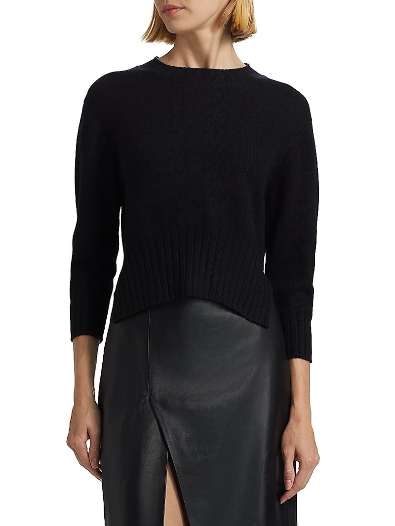 Mora Crop Cashmere Sweater
