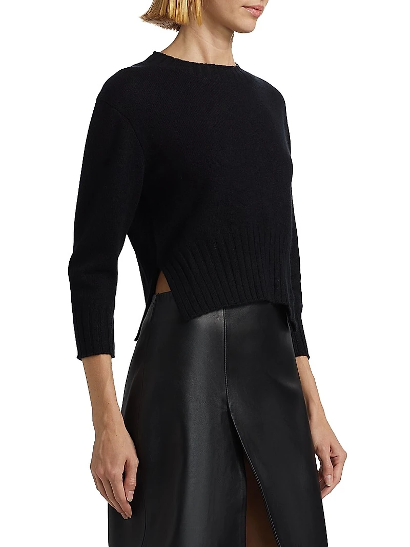 Mora Crop Cashmere Sweater