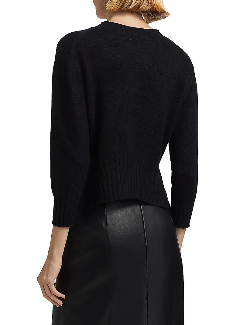 Mora Crop Cashmere Sweater