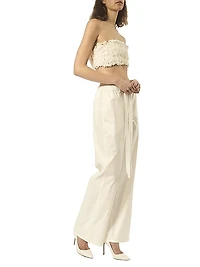 The Clarence Cotton Wide-Leg Pants