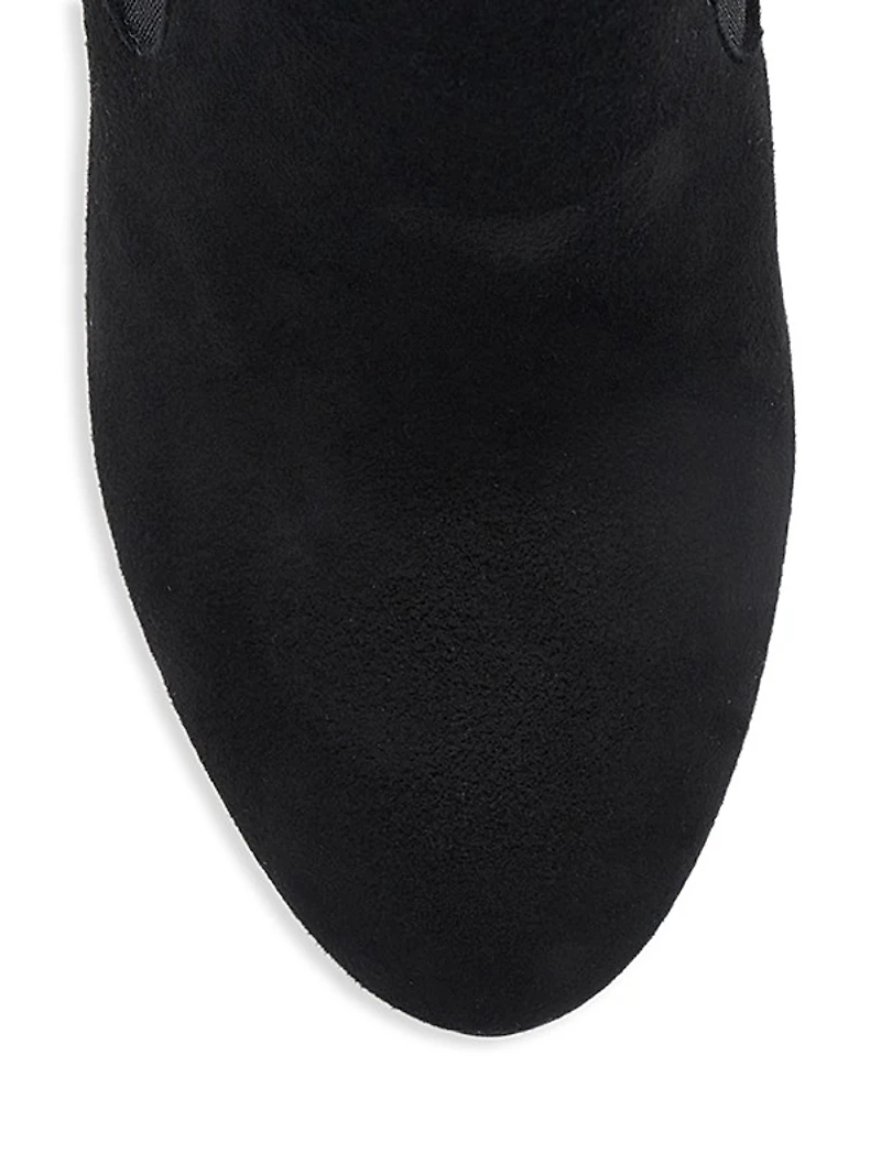 105MM Suede Metal-Heel Boots