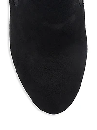 105MM Suede Metal-Heel Boots