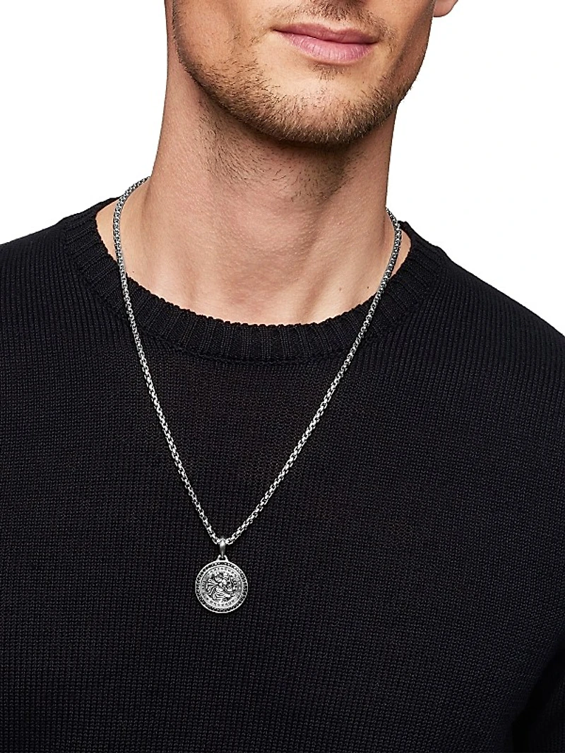 St. Christopher Amulet in Sterling Silver