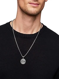 St. Christopher Amulet in Sterling Silver