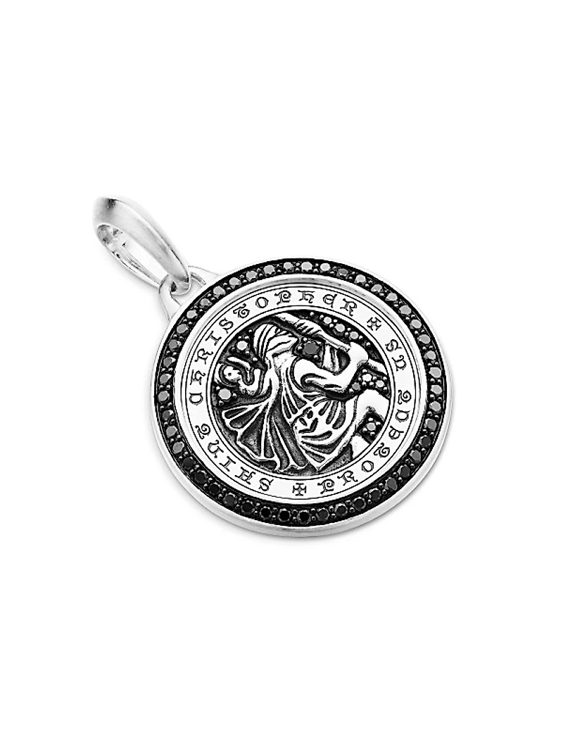St. Christopher Amulet in Sterling Silver